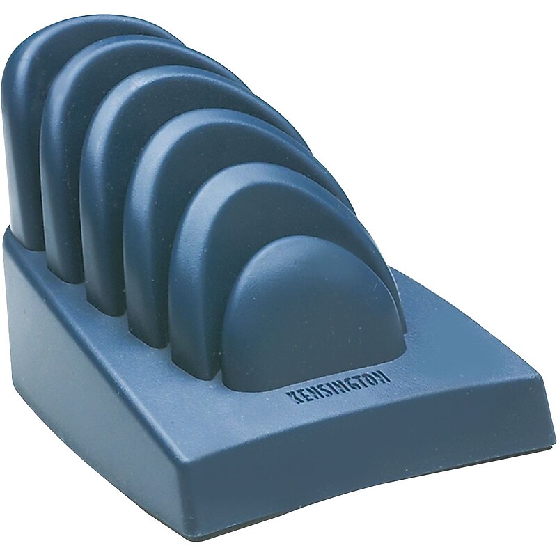 Kensington InSight Priority Puck Desktop Plastic Document Stand with Teeth, Blue (K62061B) image 1