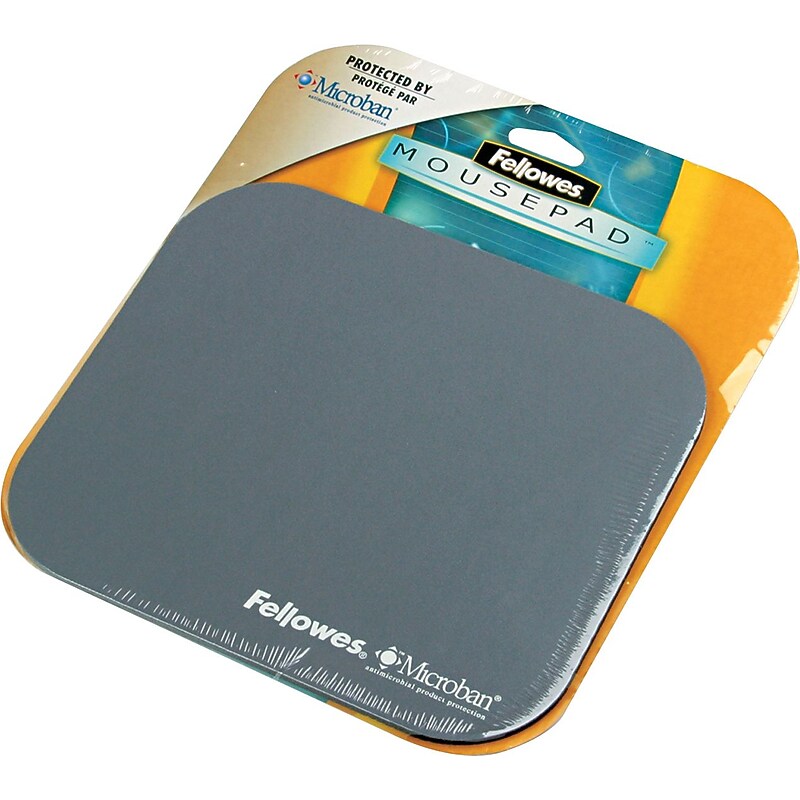 Fellowes Mouse Pad, Silver (5934001) image 1