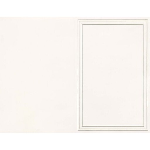 Great Papers® Triple Pearl Embossed Border Ivory Bulletin at Staples
