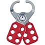 Master Lock® Safety Lockout Hasps, Steel, Red, 1-1/2" Jaw Diameter, Each~#|#~s0532617_sc7