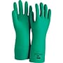 Ansell Sol-Vex Unsupported Nitrile Gloves, Flock Lined, Straight Cuff, Size 10, Green, 12 Pair/Box (37-175-10)~#|#~s0532640_sc7