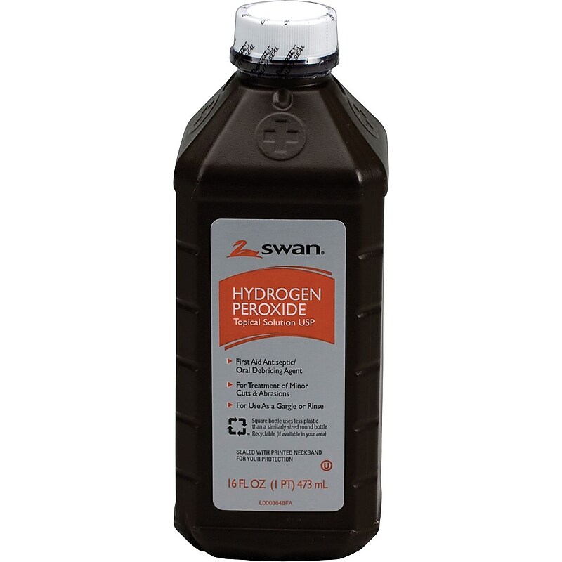 Medline 3% Hydrogen Peroxide, 16 oz., 12/Pack image 1