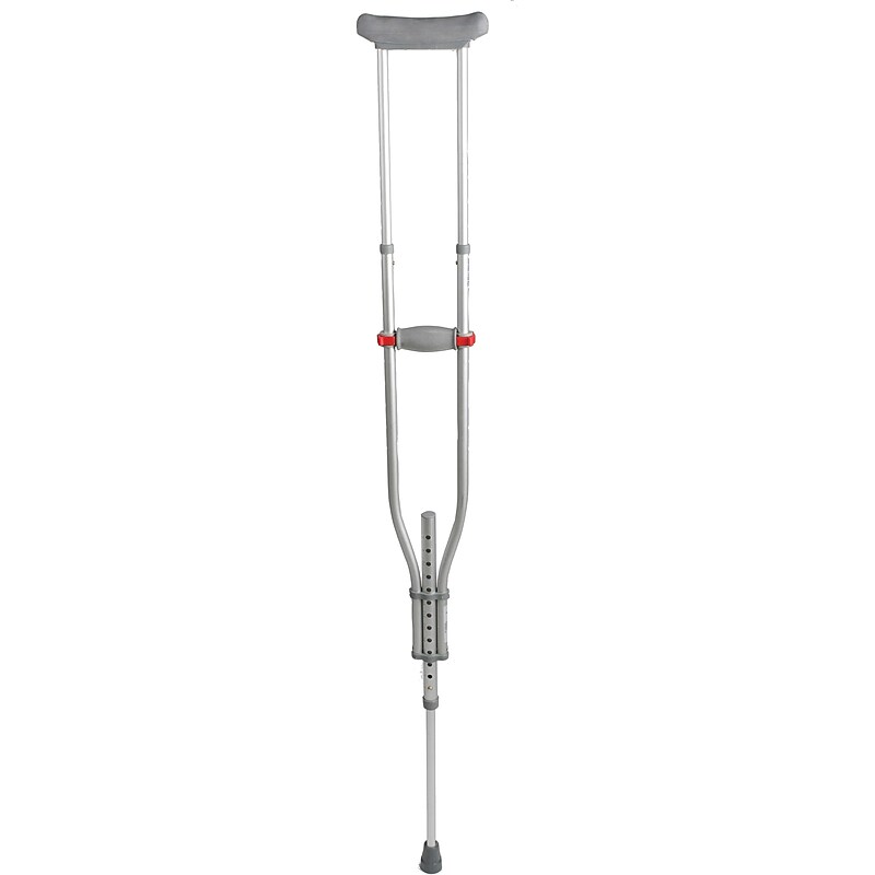 Medline Quick Fit Aluminum Crutches, 4'7"-6'7" (MDS80540) image 1