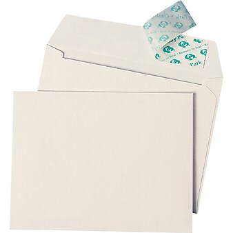 Quality Park Redi-Strip™ 6 1/4"W x  4 1/2"H Photo/Invitation Envelopes, White, 50/Bx