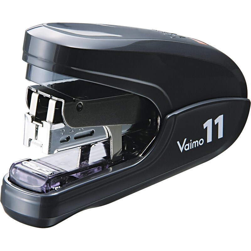 Max Flat Clinch Light Effort Stapler, Fastening Capacity 35 Sheets/20 lb., Black image 1