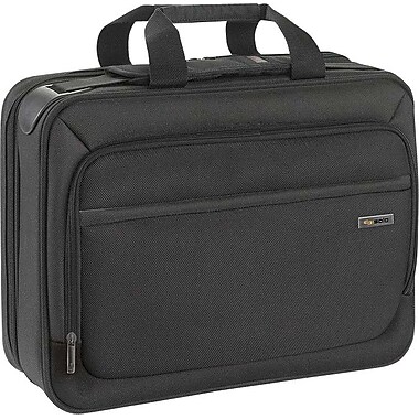 Solo Pro Smart Strap Laptop Briefcase, Black (CLA308-4) | Staples®