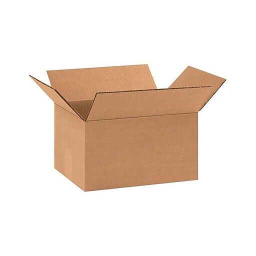 11" x 9" x 6" Heavy Duty Shipping Boxes, 32 ECT, Brown, 25/Bundle (1196