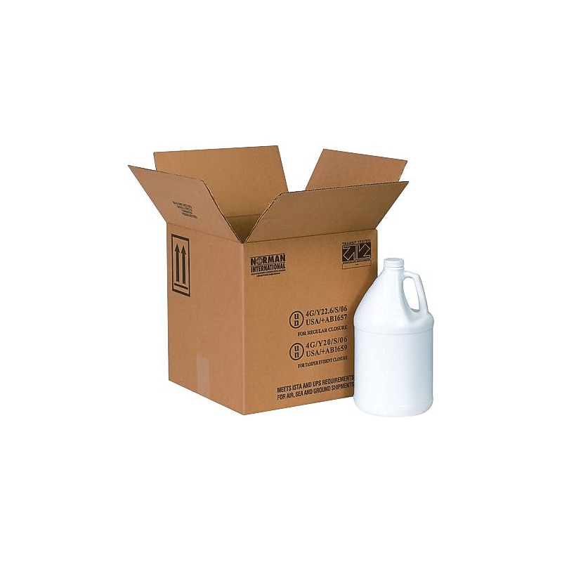 6''x6''x12.75'' Hazmat Shipping Box, 275#/ECT, 20/Bundle (HAZ1050) image 1