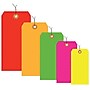 2 3/4" x 1 3/8" - Fluorescent Pink 13 Pt. Shipping Tag - Pre-Wired, 1000/Case~#|#~s0537341_sc7