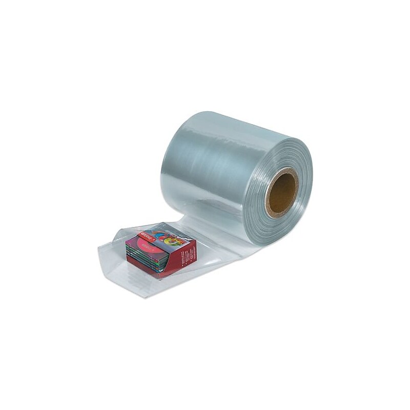 4" x 1500' 100 Gauge PVC Shrink Film, Clear (SHT4100) image 1