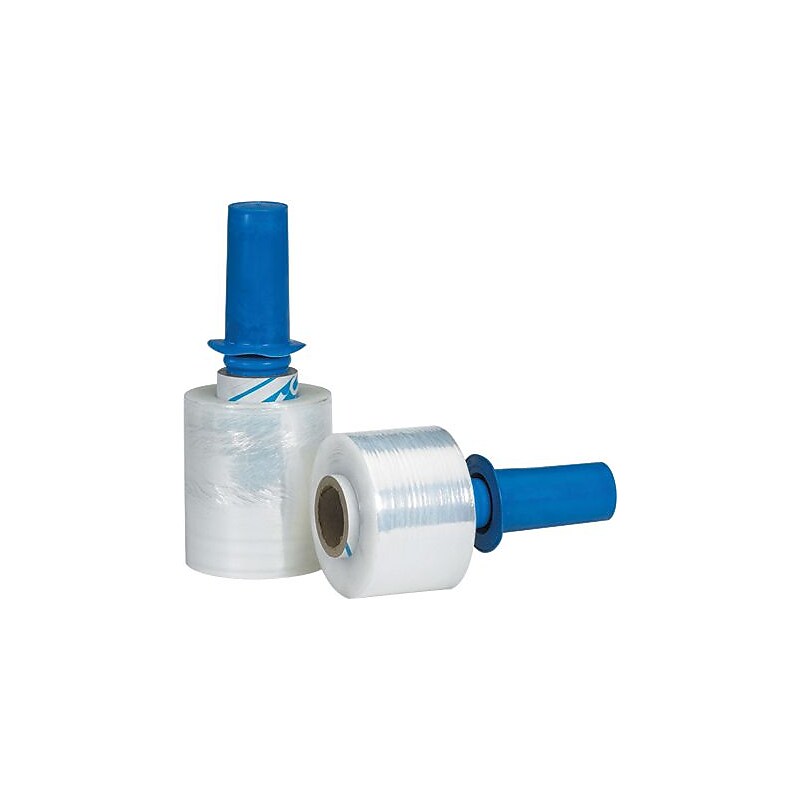 3" x 1500' 80 Gauge Cast Stretch Wrap, Clear, 12/Carton (GOOD380VSR) image 1