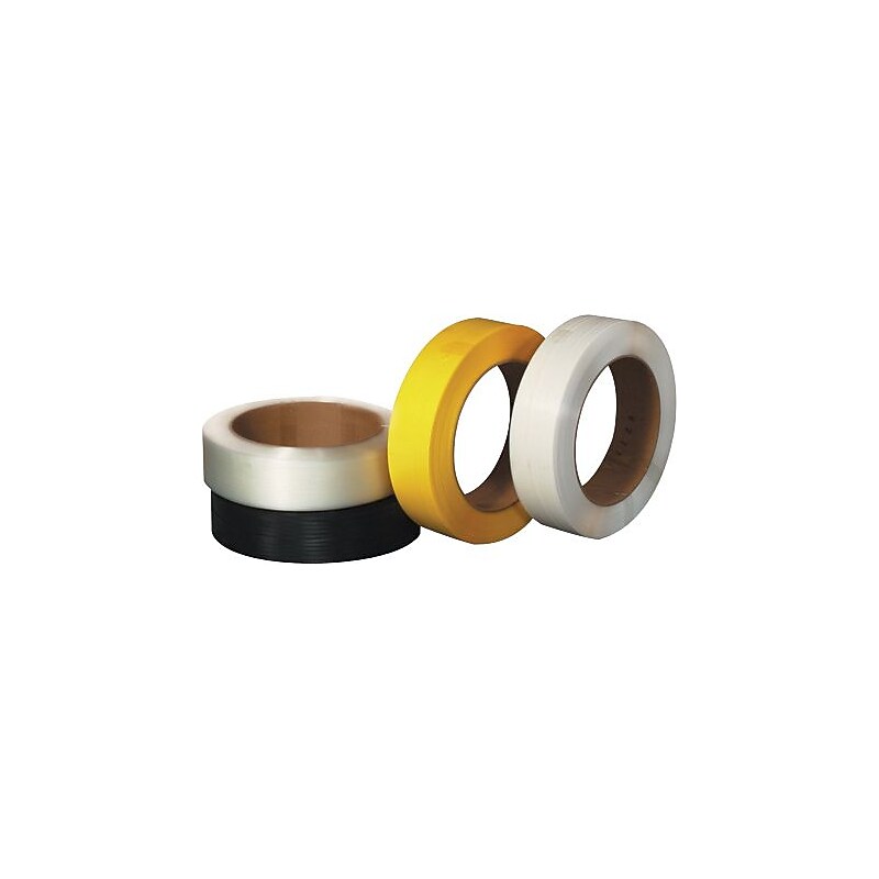1/2" x 0.024 mil x 7200', Polypropylene Strapping, 9 x 8" Core, Machine Grade (PS3225) image 1