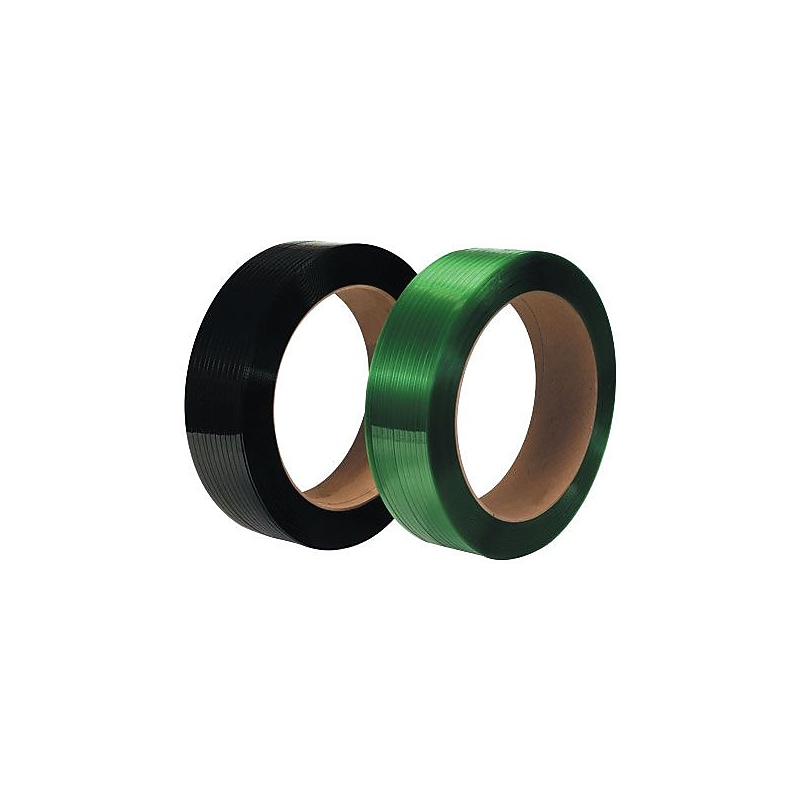 1/2" x 0.025 mil, Polyester Strapping, 16 x 3" Core, Machine Grade, 2/Carton (PS4224) image 1
