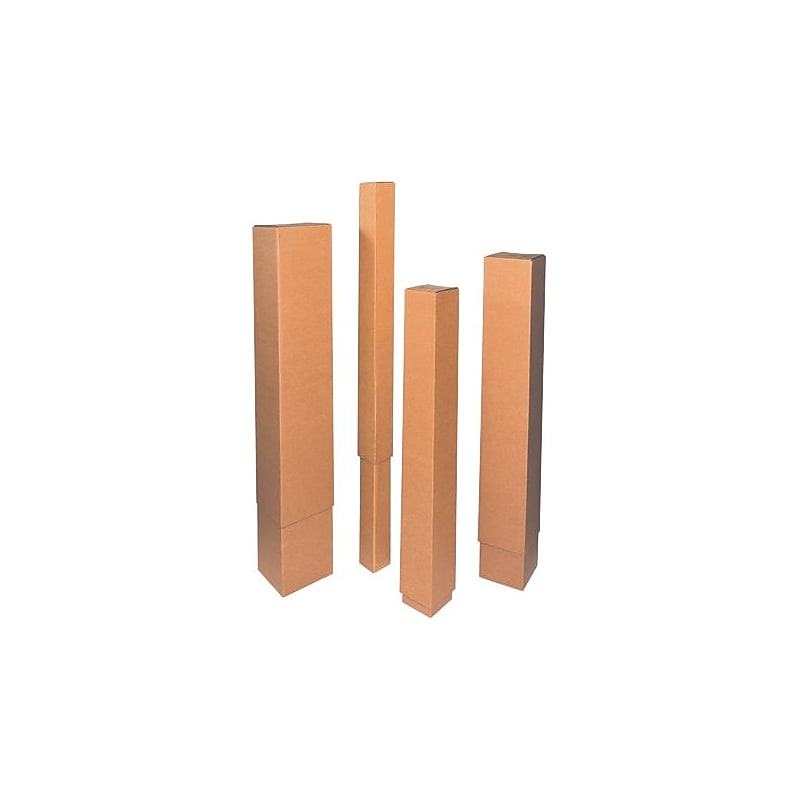16" x 16" x 40" Telescoping Inner Boxes, 32 ECT, Brown, 10/Bundle (T161640INNER) image 1