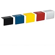 5 1/4" x 2" - Black Staples Plastic Strap Guard, 250/Case