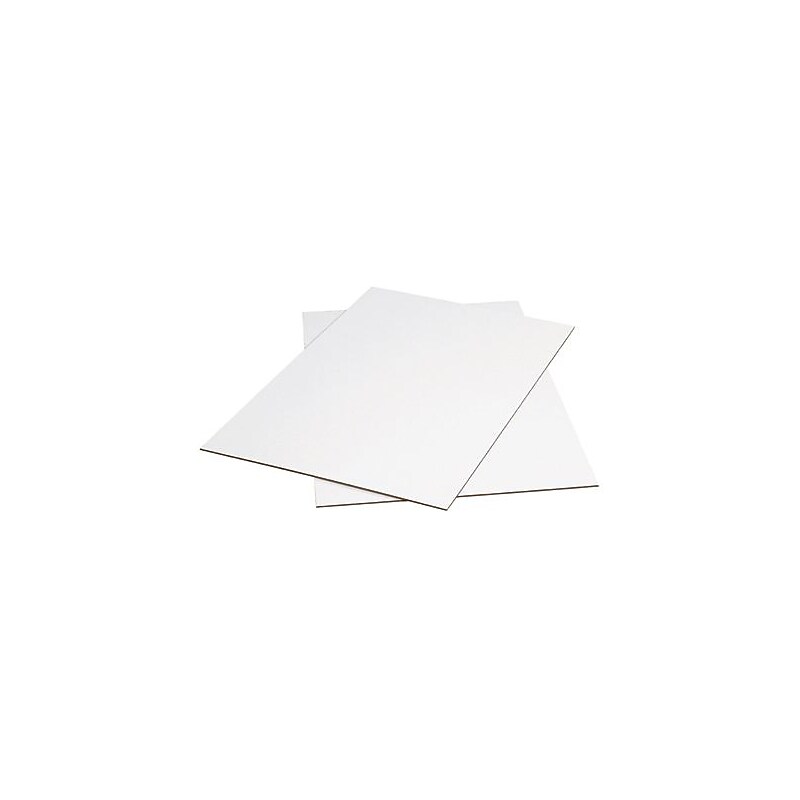 40" x 48" Corrugated Sheet, 200# Mullen Rated, White, 5/Bundle (SP4048W) image 1
