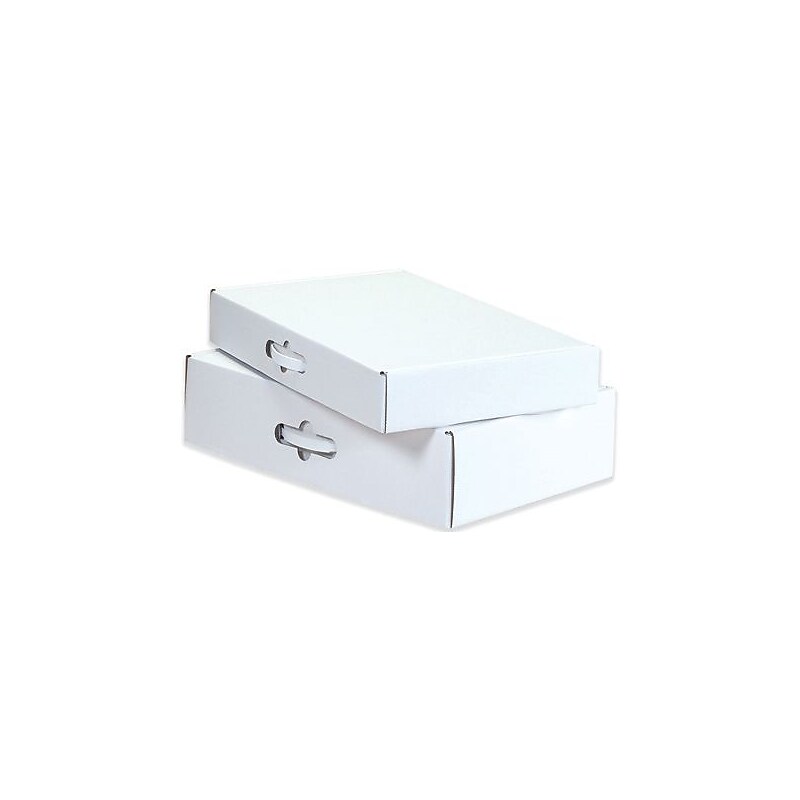 Corrugated Carrying Cases, 20" x 11 3/8" x 5 1/2", White, 10/Bundle (MCC5) image 1