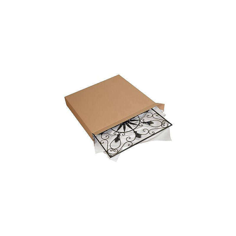 36" x 5" x 36" Side Loading Boxes, 32 ECT, Brown, 20/Bundle (36536FOL) image 1