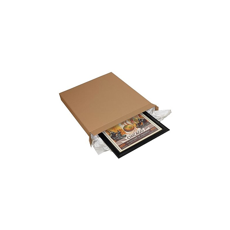 36" x 5" x 42" Heavy Duty Side Loading Boxes, 44 ECT, 15/Bundle (HD36542FOL) image 1