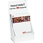 Partners Brand Literature Counter Display, 9 3/8"x 5 1/2"x 11 3/16", White, 10/Bundle (MDIS102)~#|#~s0537545_sc7