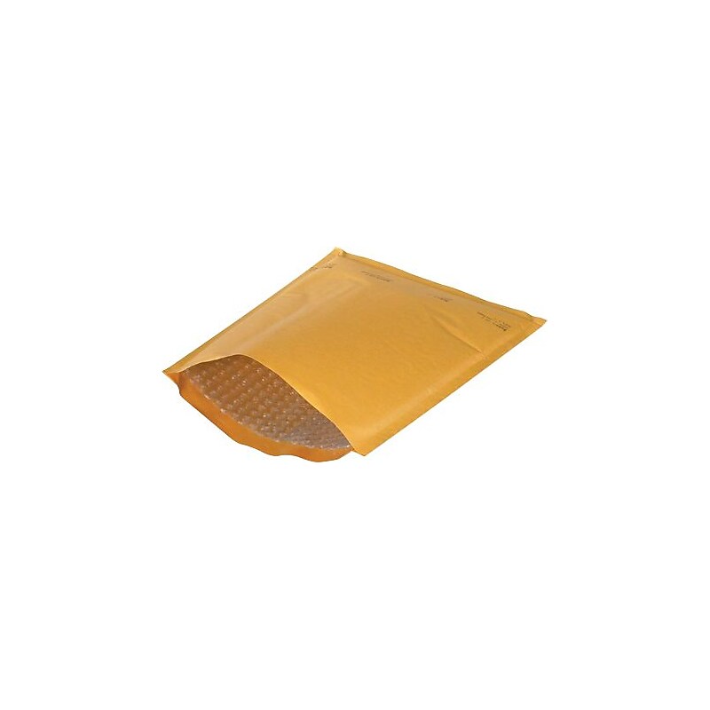 8-1/2" x 12" Kraft #2 Heat-Seal Bubble Mailers, 25/Carton image 1