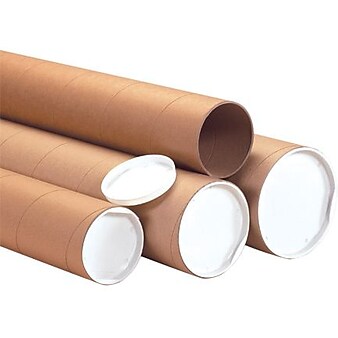 6" x 72" - Kraft Jumbo Mailing Tube, 10/Case