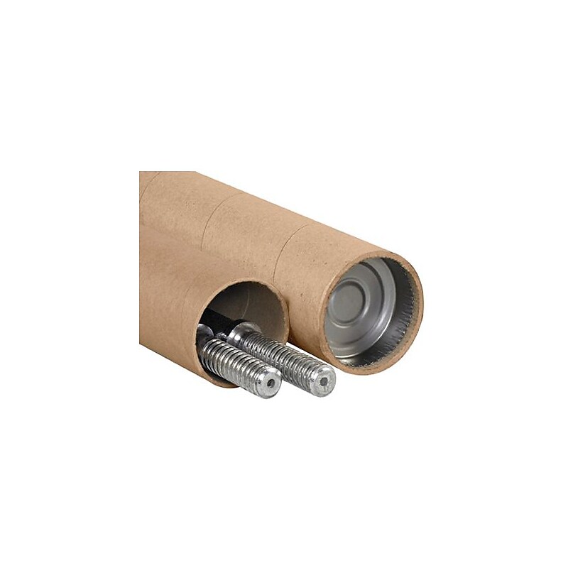 3 1/4" x 24 - 44" - Kraft Adjustable Tube, 25/Case image 1
