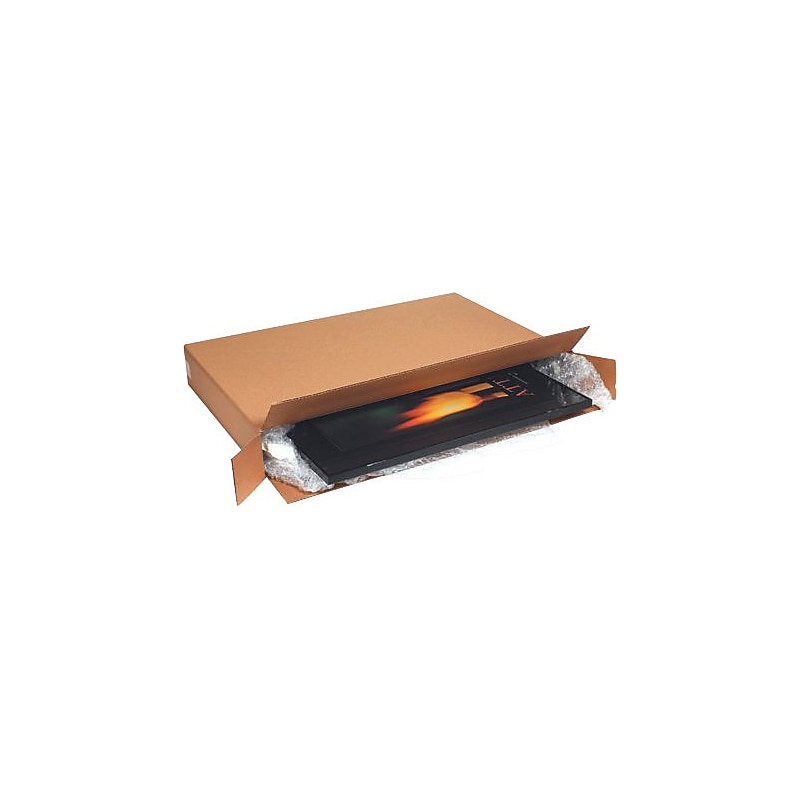 20" x 8" x 50" Side Loading Boxes, 32 ECT, Brown, 5/Bundle (HD20850FOL) image 1