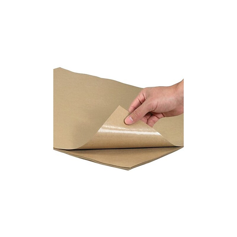 Staples Poly Coated Kraft Paper Sheet, 50-lb., 18" x 24", 830/Case image 1