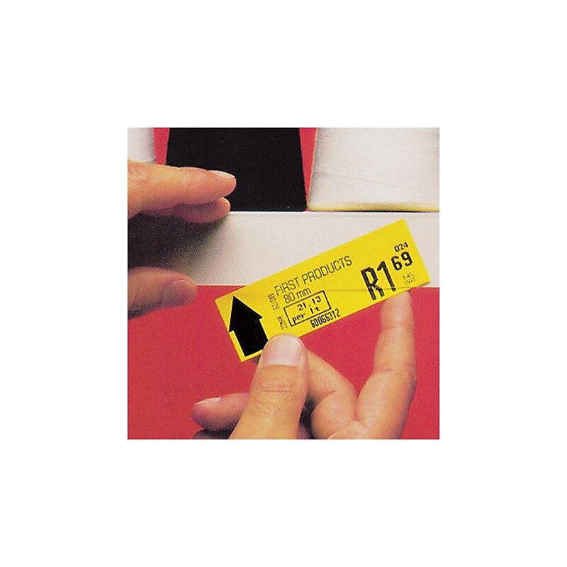 Slip-Strip 3" x 48" Simple Peel-N-Stick Self Adhesive Label Strips, White (LH165) image 1