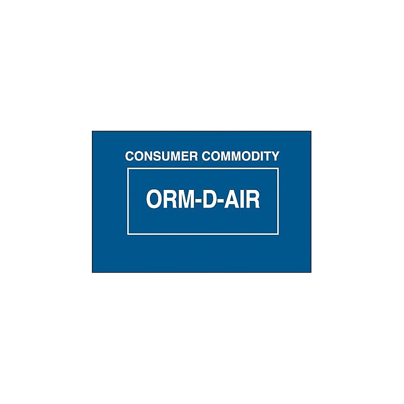 Tape Logic Consumer Commodity ORM-D-AIR Shipping Label, 1 3/8" x 2 1/4", 500/Roll image 1
