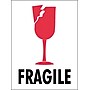 Tape Logic Fragile (Glass) Shipping Label, 3" x 4", 500/Roll~#|#~s0537784_sc7