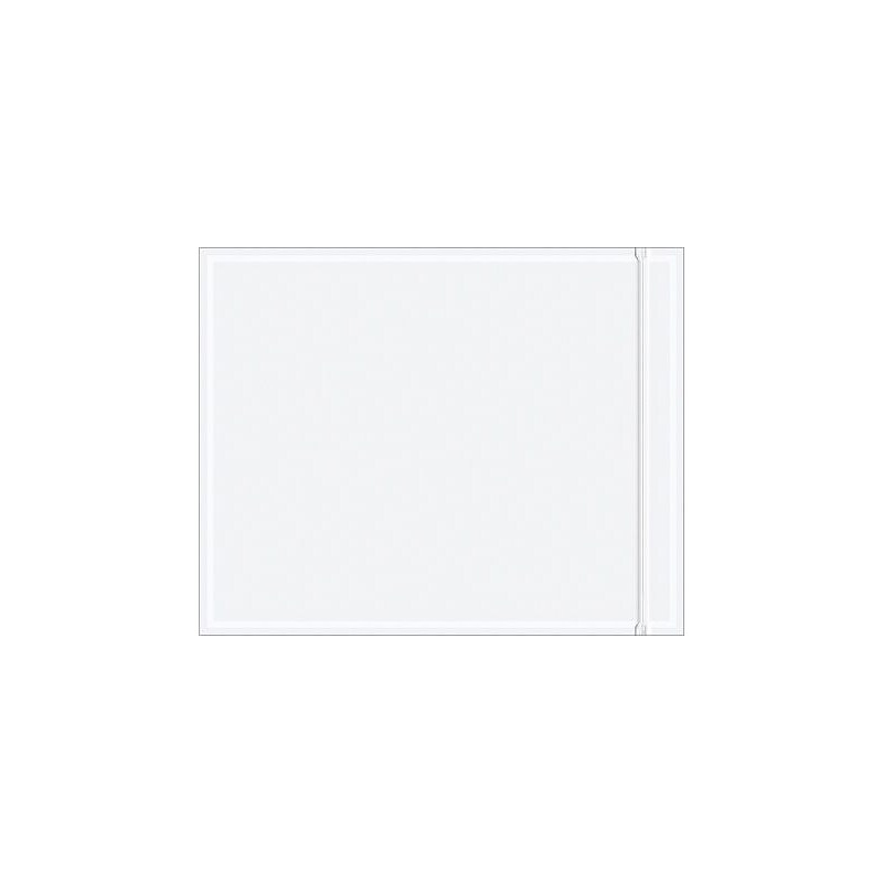 The Packaging Wholesalers 8" x 10" Clear Face Document Envelope, Resealable/Zipper, 500/Case image 1
