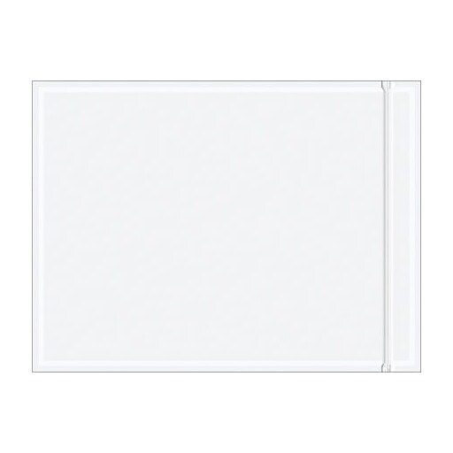 Staples Packing List Envelope, 9" x 12" Resealable, Clear, 500/Case