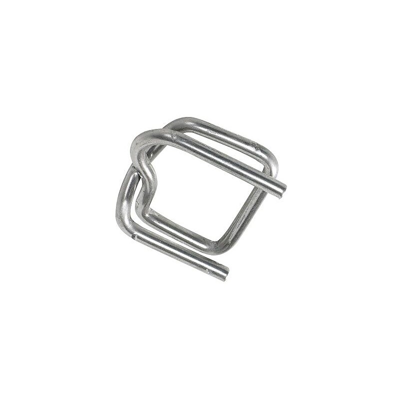 Polypropylene Strapping Metal Buckle, 0.5", 1000/Pack (SPSPS12BUCK) image 1