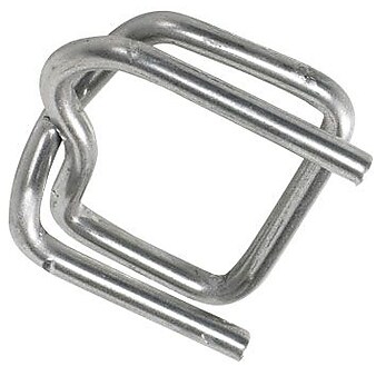 Polypropylene Strapping Metal Buckle, .5", 1000/Pack (SPSPS12BUCK)