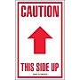 Tape Logic Labels, "Caution - This Side Up", Arrow, 3" x 5", Red/White, 500/Roll (SCL515)~#|#~s0537901_sc7
