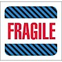 Tape Logic Labels, "Fragile", 4" x 4", Multiple, 500/Roll (SCL522)~#|#~s0537902_sc7