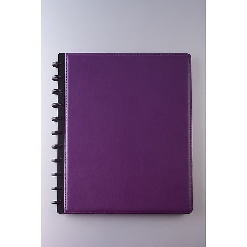 Staples Arc Notebook Systems, 8.5" x 11", Narrow Ruled, 60 Sheets, Purple (23245) image 1