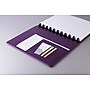 Staples Arc Notebook Systems, 8.5" x 11", Narrow Ruled, 60 Sheets, Purple (23245)~#|#~s0541695_sc7