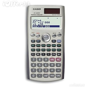 Casio FC-200V Financial Calculator