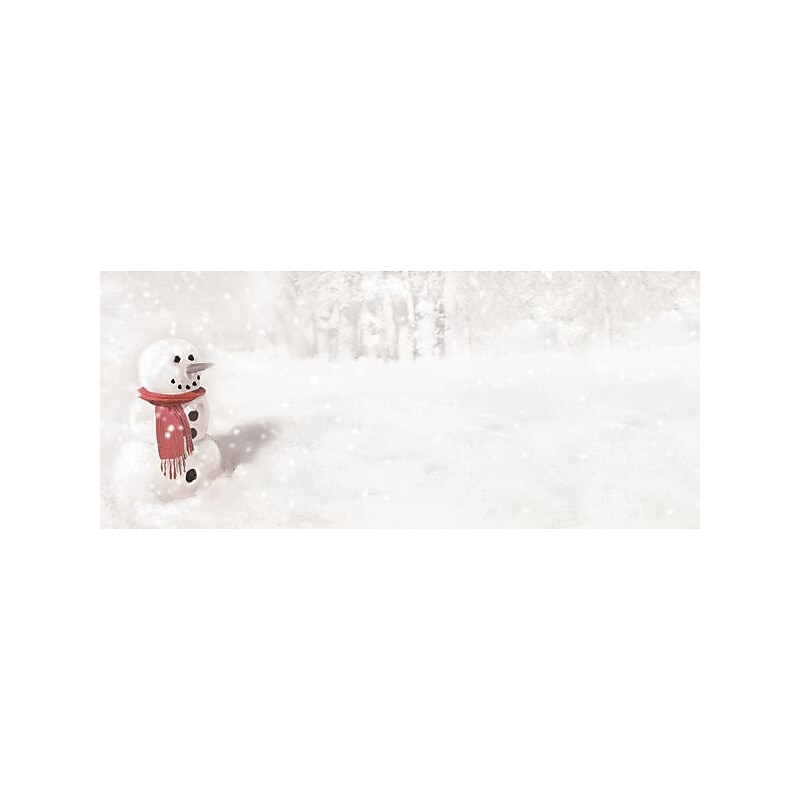 Great Papers! Snowman in Red Scarf #10 Holiday Envelopes, Multicolor, 40/Pack (2011617 ) image 1