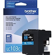 Brother LC103C Cyan High Yield Ink Cartridge (LC103CS)