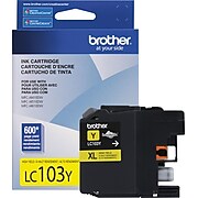 Brother LC103Y Yellow High Yield Ink Cartridge (LC103YS)