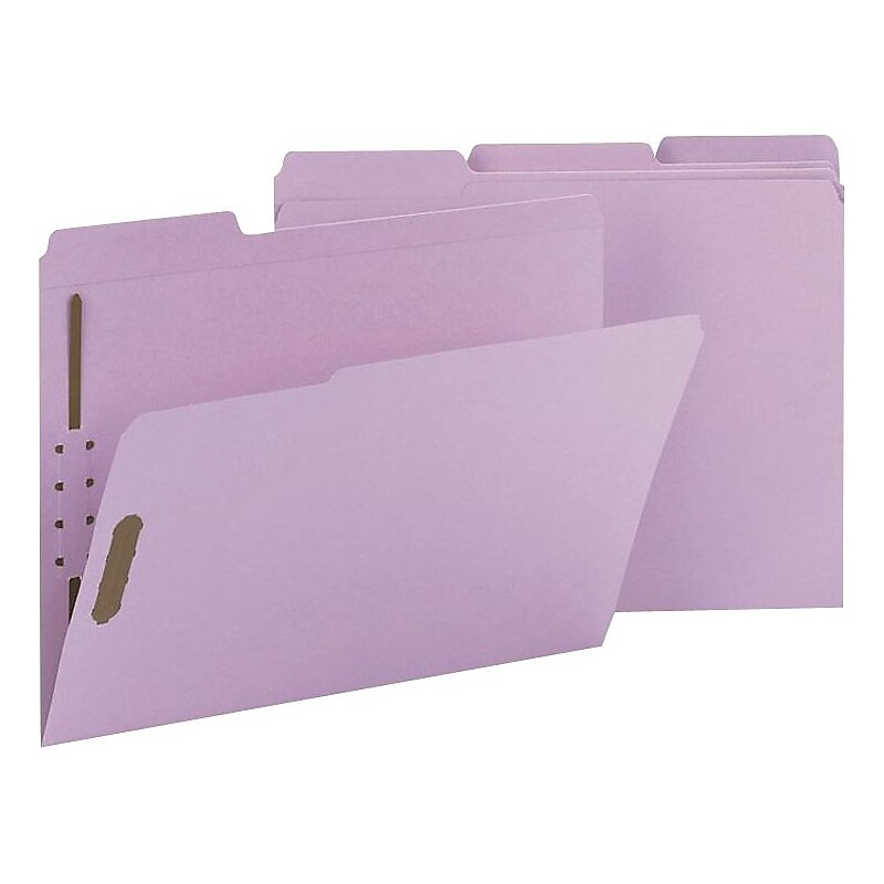 Smead Standard Recycled Classification Folder, Letter Size, Lavender, 50/Box (SMD12440) image 1