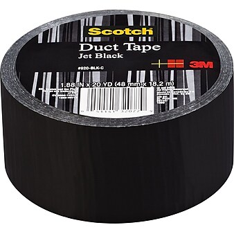 Scotch® Duct Tape, 1.88" x 20 yds., Black (920-BLK-C)