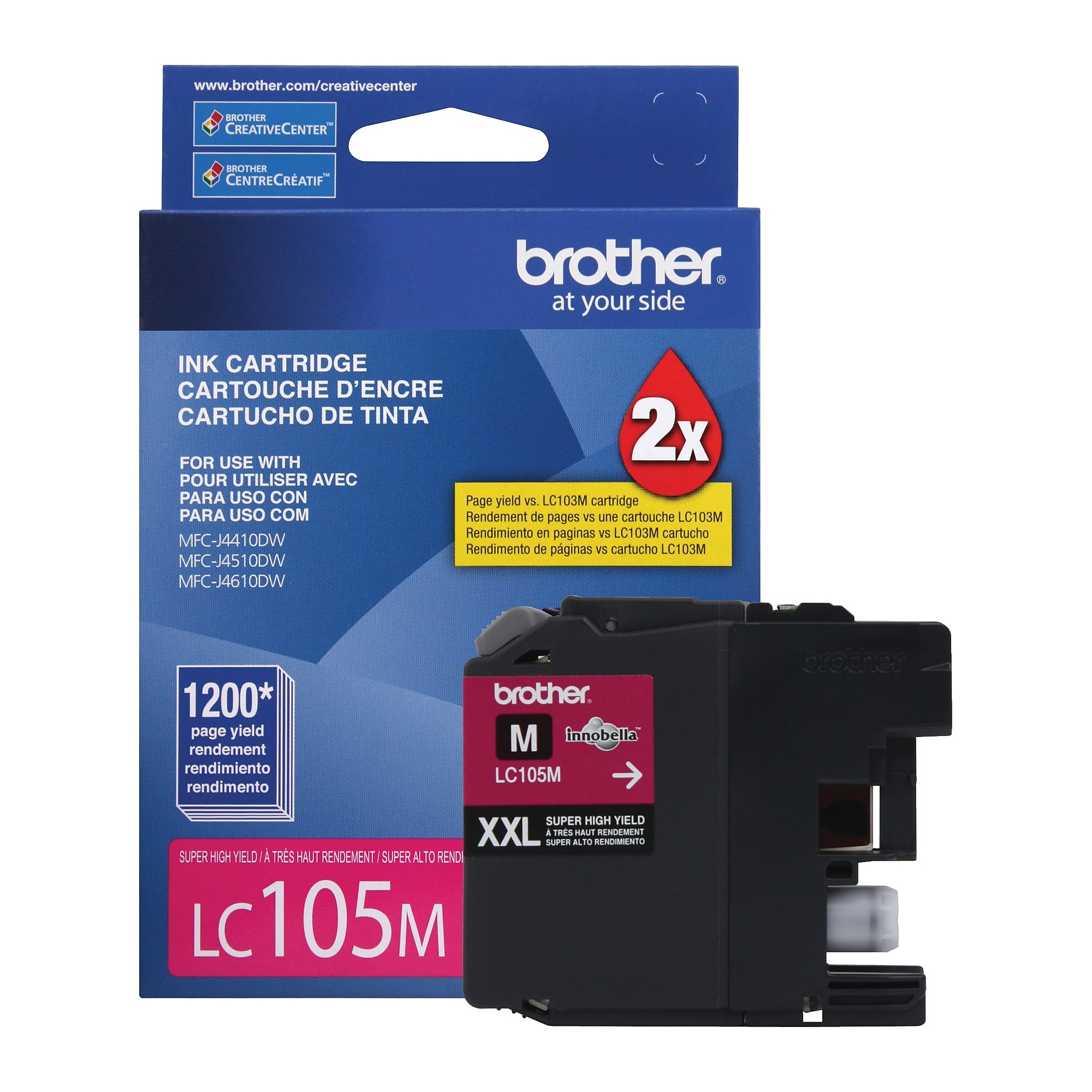 Brother LC105M Magenta Extra High Yield Ink   Cartridge Sansujyuku sansujyuku.com