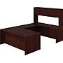 HON 10500 Series Bundle Solutions Left U-Station with Stack-On Storage, Mahogany, 72" x 108"~#|#~s0550887_sc7