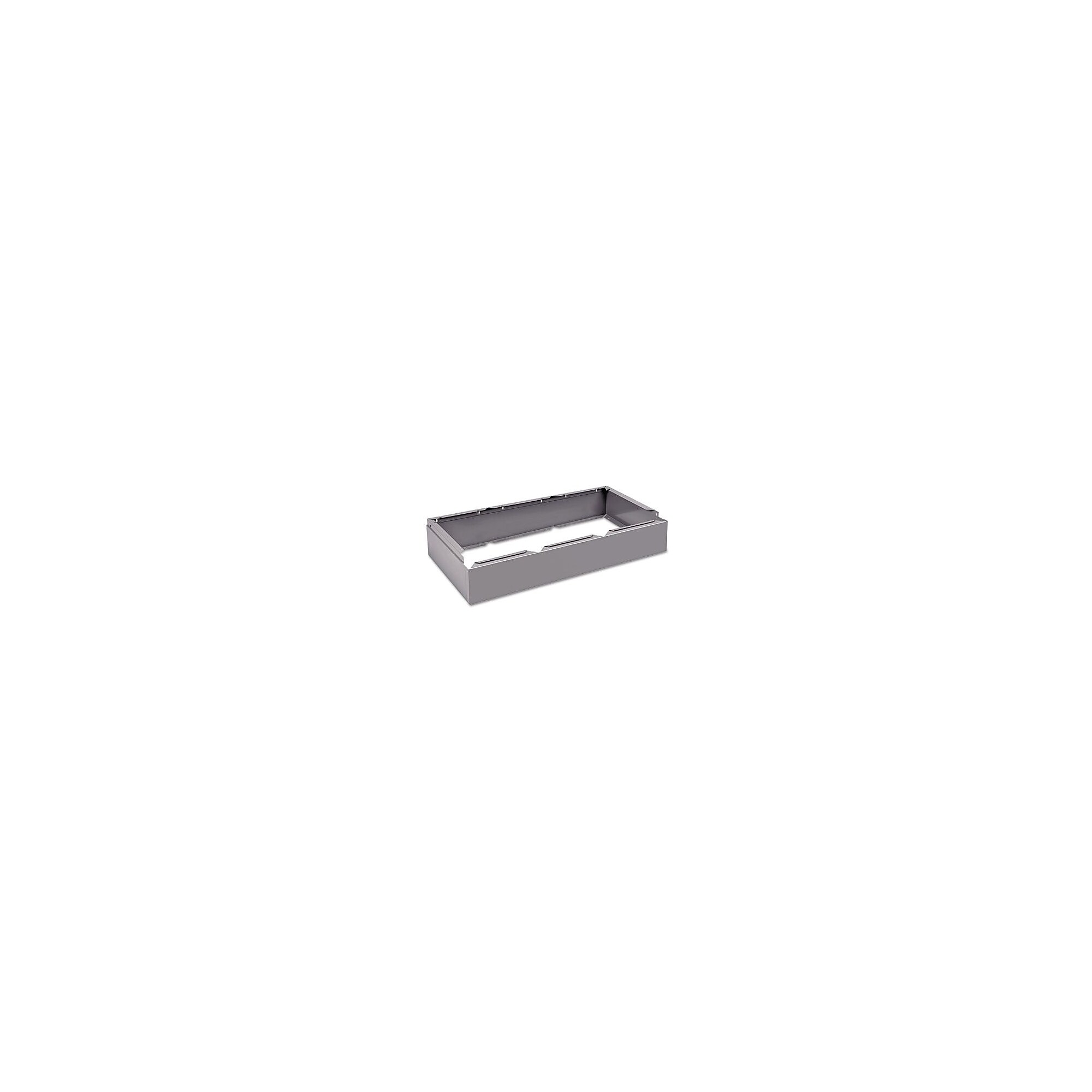 Tennsco Optional Locker Base, 36″ x 6″, Medium Gray (CLB3618MG) Sansujyuku sansujyuku.com
