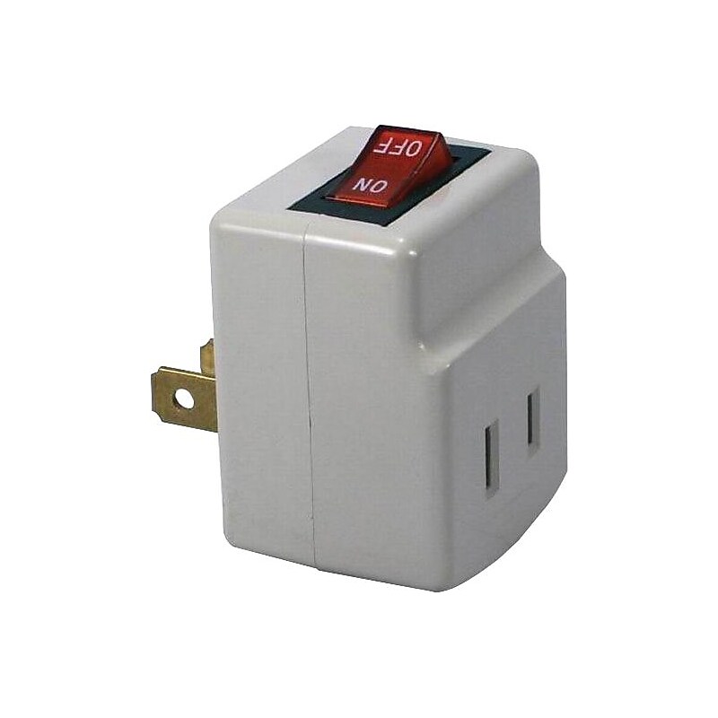 QVS® Single Port Power Adapter, 2 Prong image 1